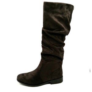 Flexus by Spring Step Womens Boots Patula‎ Gray Knee High Side Zip EUR 40 NEW